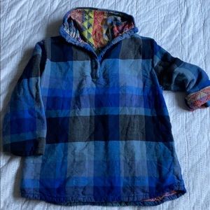 Ace&jig buffalo plaid top xs